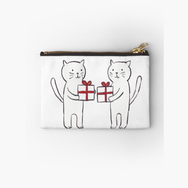 Artikelvorschau, Katzen tauschen Geschenke untereinander aus, Löschstift-Stil-Berührung entworfen und verkauft von Hitomi  Teira.