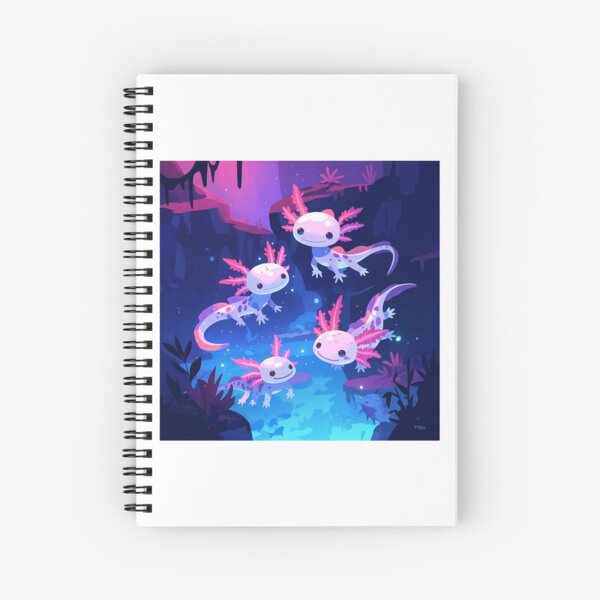 Item preview, Cute four happy axolotls designed and sold by SMARTKIT  DESIGNAGENCY.