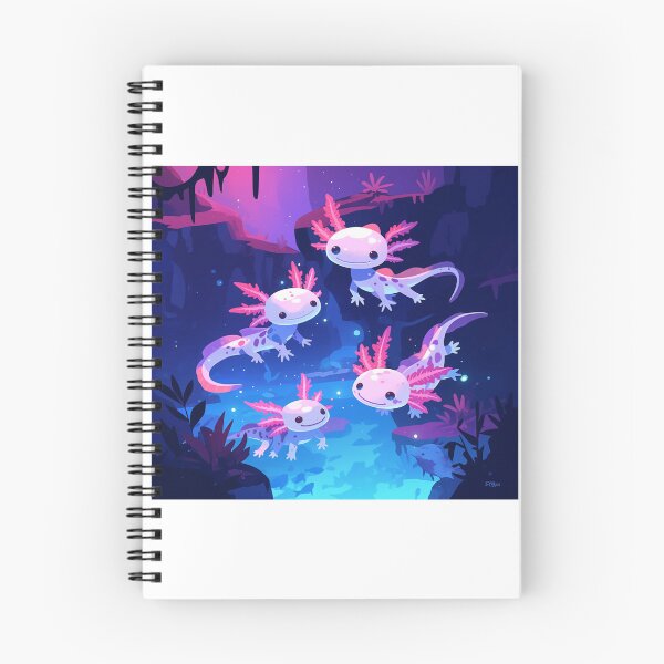 Item preview, Cute four happy axolotls designed and sold by SMARTKIT  DESIGNAGENCY.