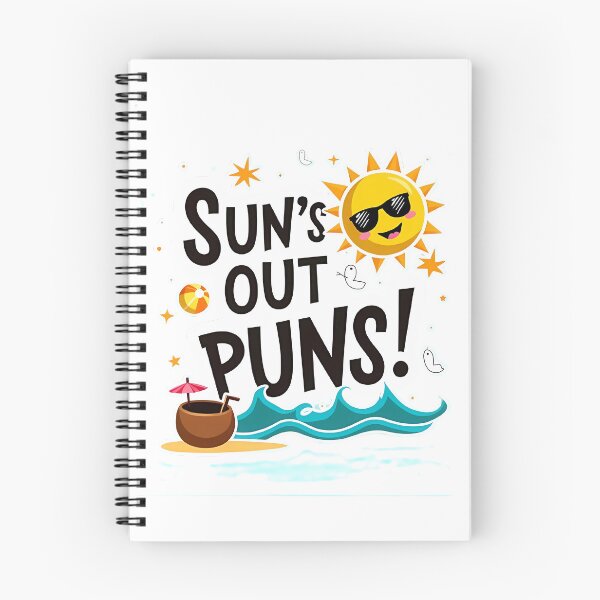 Item preview,  "Sun’s Out, Puns Out – Funny Summer Quote Design" designed and sold by VIBECANVASSHOP .