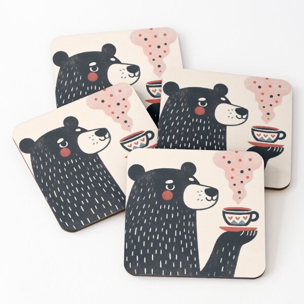 Item preview, Bear with Hot Beverage designed and sold by zzz888.