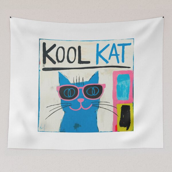Item preview, Kool Kat, Cool, Chill, Shades On, Drama Off, Cat, cool, funnyfits70, Humor, Funny, retro, vintage, funny quotes, animal humor, designed and sold by FunnyFits70.