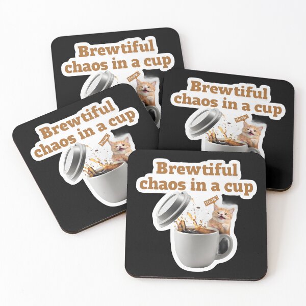 Item preview, Brewtiful chaos in a cup designed and sold by Tees16.