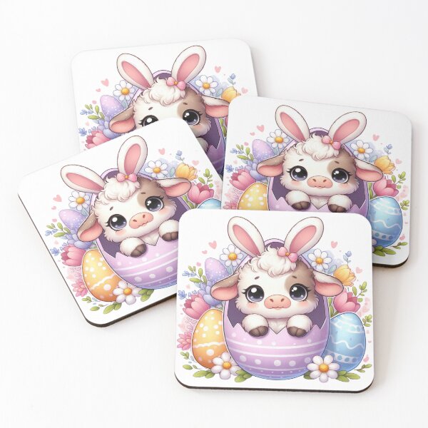 Item preview, Cute Cow Easter Design designed and sold by Berkako.