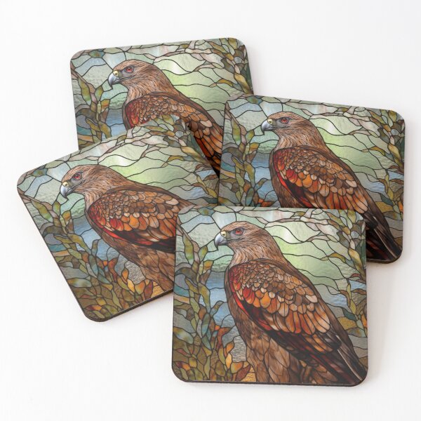 Item preview, Eagle in Stained Glass designed and sold by RedHandedOD.
