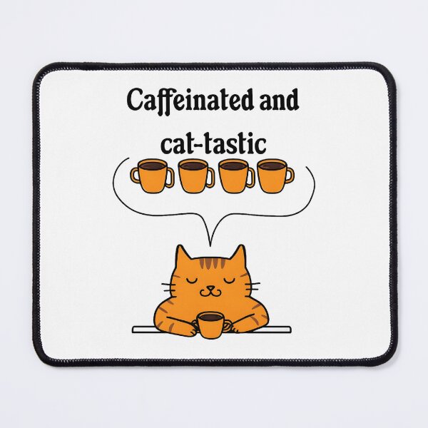 Item preview, Caffeinated and cat-tastic designed and sold by Tees16.