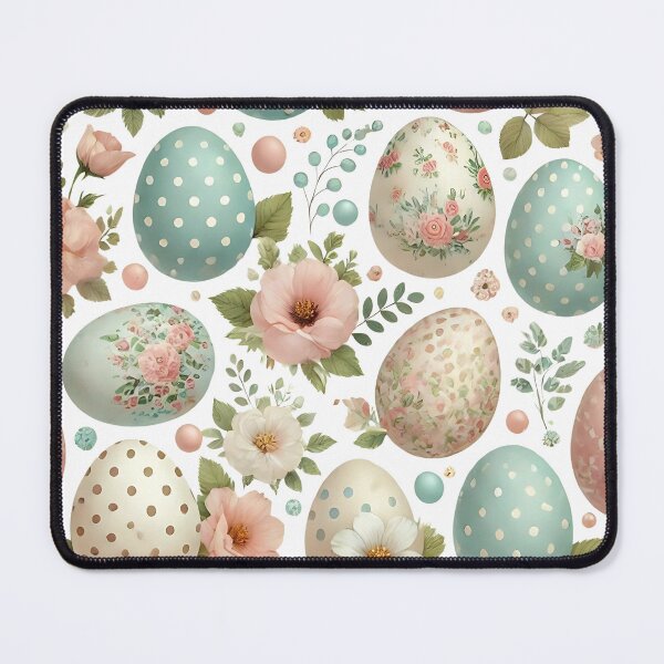 Item preview, Vintage Floral Easter Egg Pattern designed and sold by MadameSayCheese.