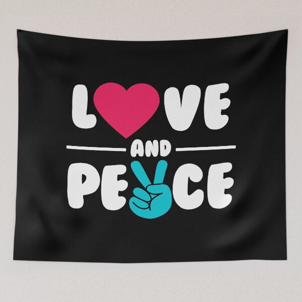 Item preview, Love And Peace designed and sold by SpaceAlienTees.