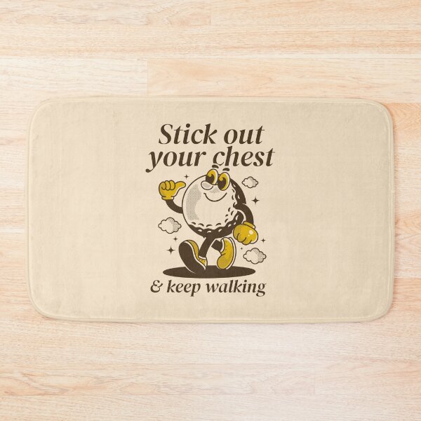 Item preview, Walking Golf ball character. Stick your chest and keep walking designed and sold by adipra.