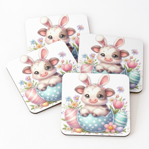 Item preview, Adorable Cow Easter Design  designed and sold by Berkako.