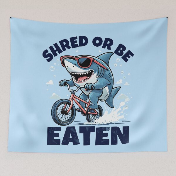 Item preview, Biker Shark designed and sold by Lydyb-creations.