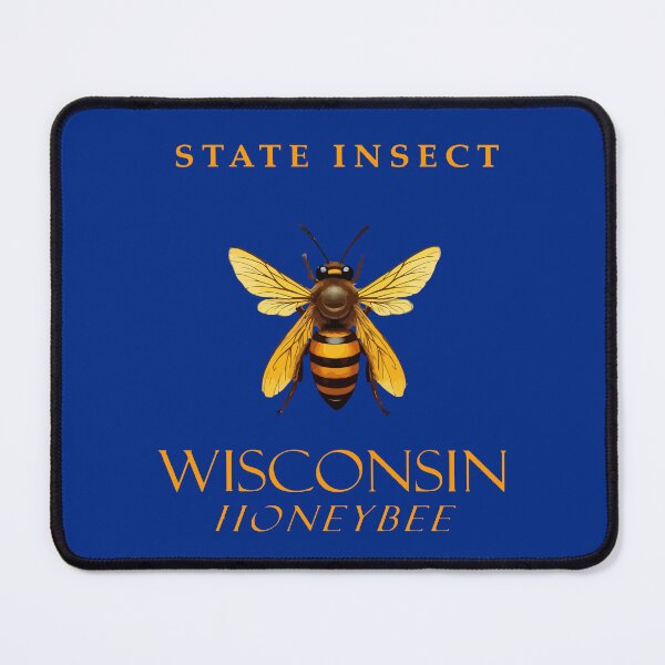 Item preview, Wisconsin Territory Insect The Honeybee designed and sold by taiche.