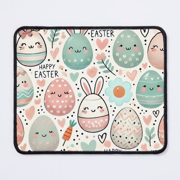 Item preview, Cute Kawaii Easter Egg Pattern designed and sold by MadameSayCheese.
