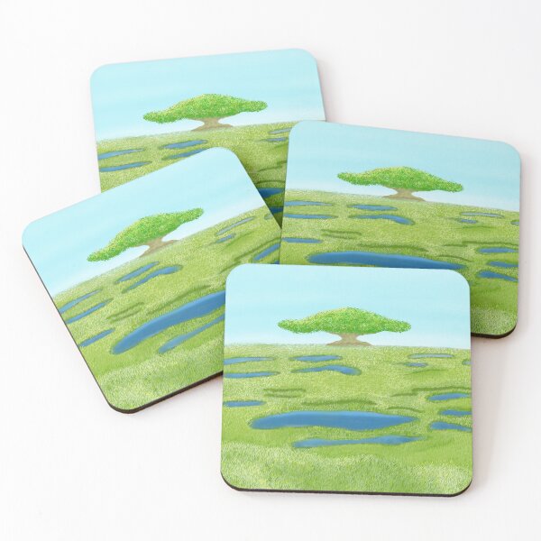 Item preview,  A big tree in the wetland designed and sold by greenPQBstudio.