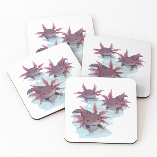 Item preview, Cute four happy axolotls designed and sold by SMARTKIT  DESIGNAGENCY.