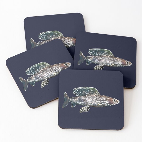 Item preview, Arctic Grayling White Alternate Design  designed and sold by designsasstultd.