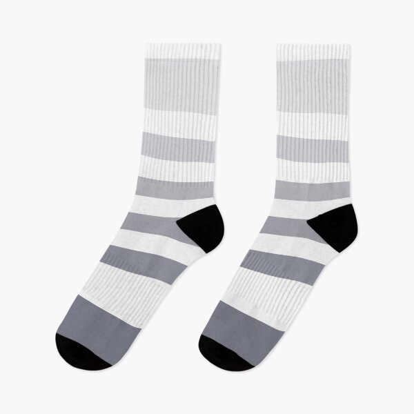 Item preview, Simple Minimalist Striped Pattern in Grey and White designed and sold by Deutschic.