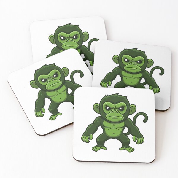 Item preview, Cartoon Green Monkey designed and sold by cc_art.