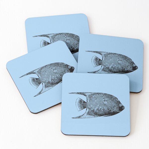 Item preview, Queen Angelfish Black Design  designed and sold by designsasstultd.