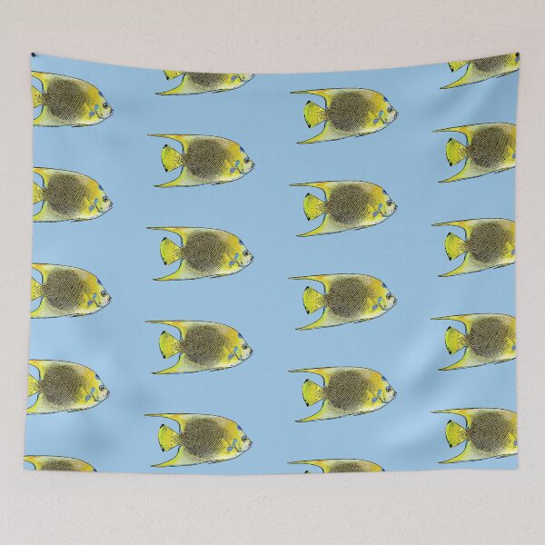 Item preview, Queen Angelfish Black Alternate Design  designed and sold by designsasstultd.