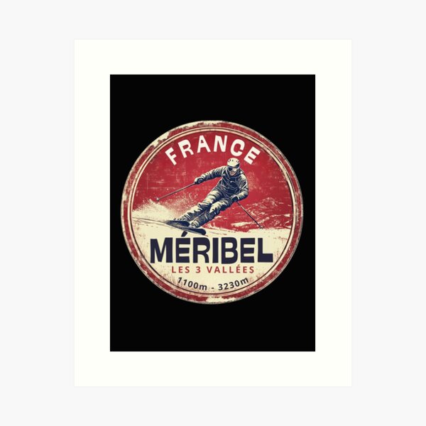 Item preview, Méribel - Les 3 Vallées - France  designed and sold by GoodOldVintage.