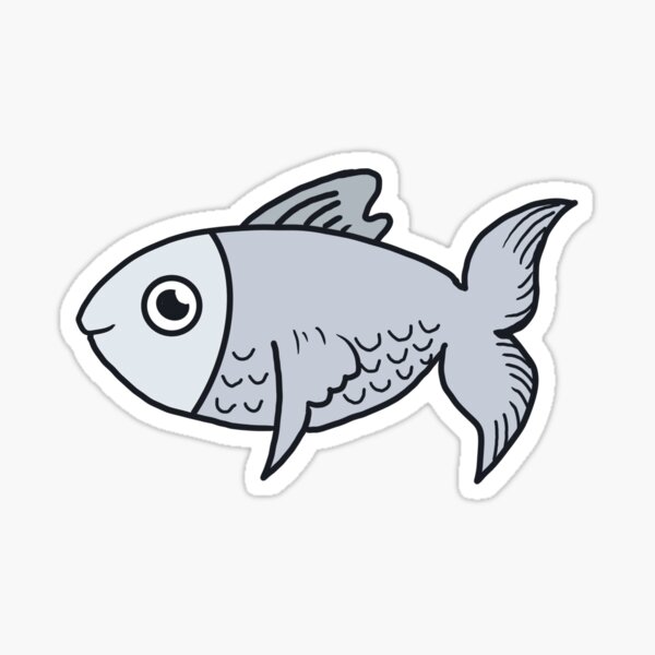Vista previa del artículo con la obra «Pescado azul», diseñado y vendido por Charlie-15.
