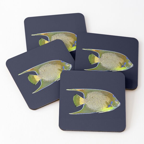 Item preview, Queen Angelfish White Alternate Design  designed and sold by designsasstultd.