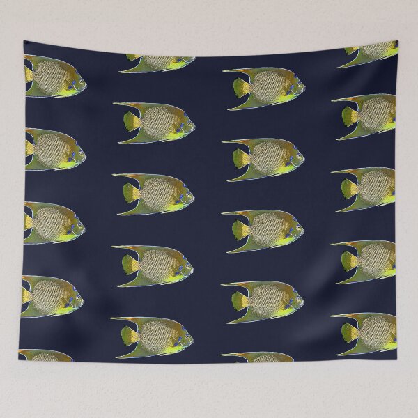 Item preview, Queen Angelfish White Alternate Design  designed and sold by designsasstultd.