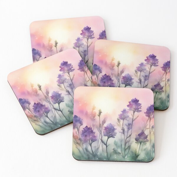 Item preview, Dark Purple Wildflowers at Dawn designed and sold by CalmnessbyChoice.