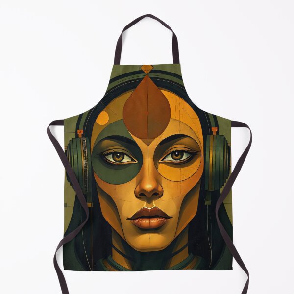 Item preview, Cybernetic Vision – Futuristic Abstract Portrait designed and sold by FoisonDesigns.