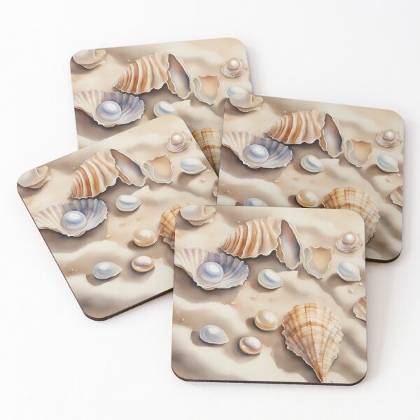 Item preview, Seashells in Sand designed and sold by CalmnessbyChoice.