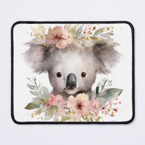 Artikelvorschau, KOALA MIT BLUMEN entworfen und verkauft von DanaTees.