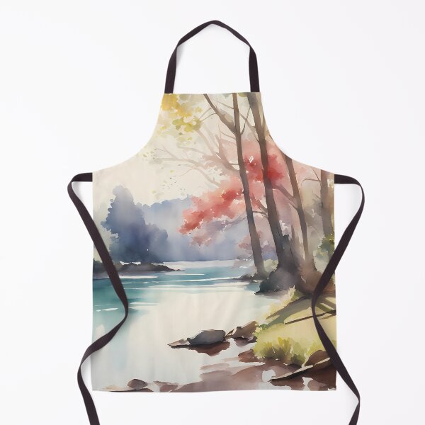 Item preview, Peaceful River at Autumn designed and sold by CalmnessbyChoice.