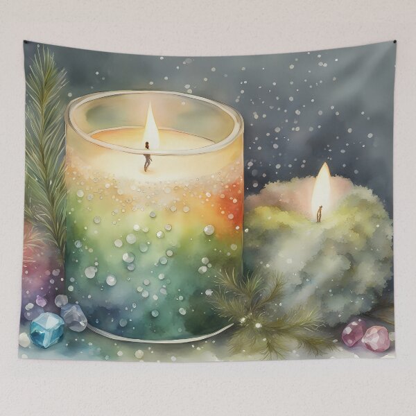 Item preview, Rainbow Candlelight designed and sold by CalmnessbyChoice.