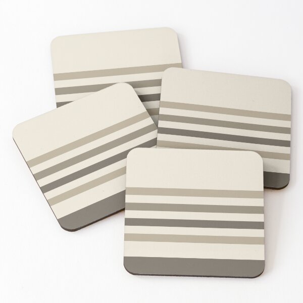 Item preview, Simple Striped Pattern in Shades of Minimalist Cream designed and sold by Deutschic.