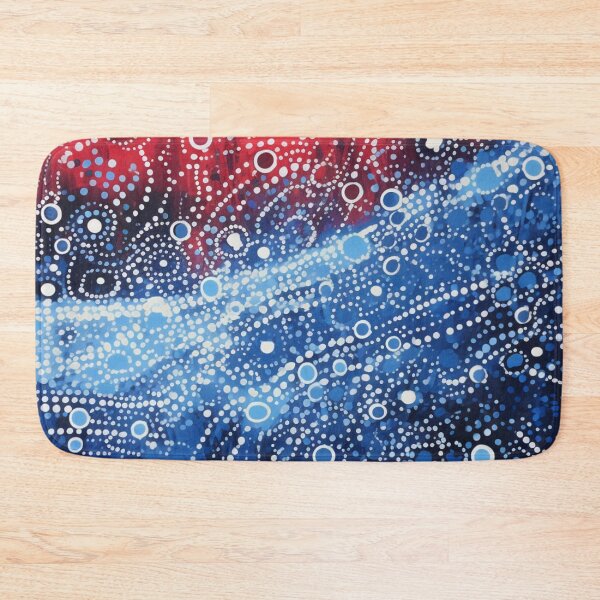 Item preview, Aboriginal Inspired Dot Art - With Water Stream And Lava designed and sold by GrinGalore.
