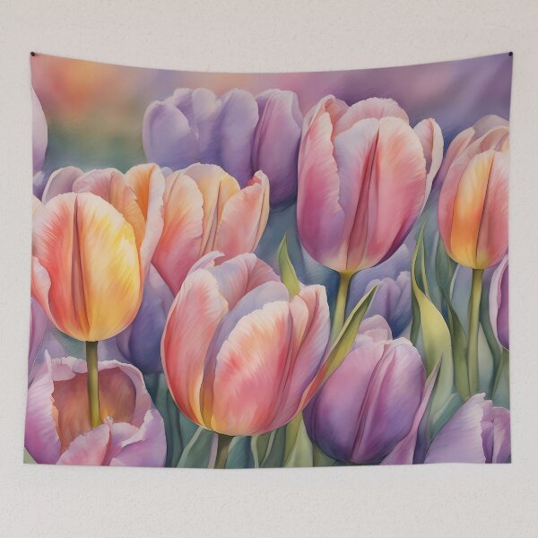 Item preview, Colorful Tulips in Sunlight designed and sold by CalmnessbyChoice.