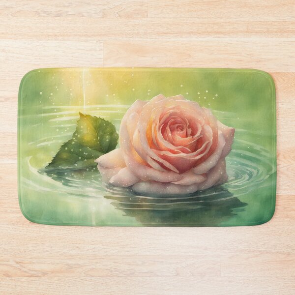 Item preview, Soft Peach Rose in Water designed and sold by CalmnessbyChoice.