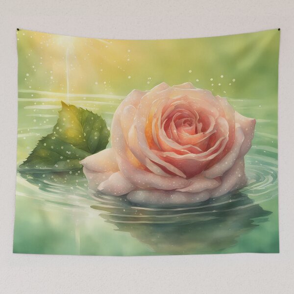 Item preview, Soft Peach Rose in Water designed and sold by CalmnessbyChoice.