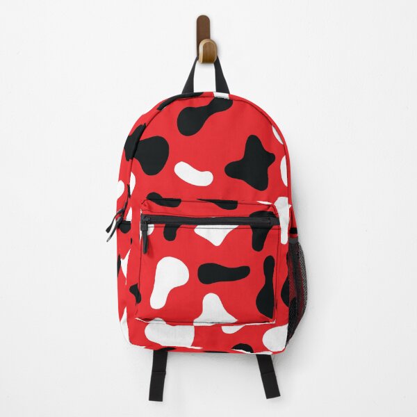 Item preview, White Black Cow Pattern on Red Cow | Holstein Cow Pattern designed and sold by PatternPen.