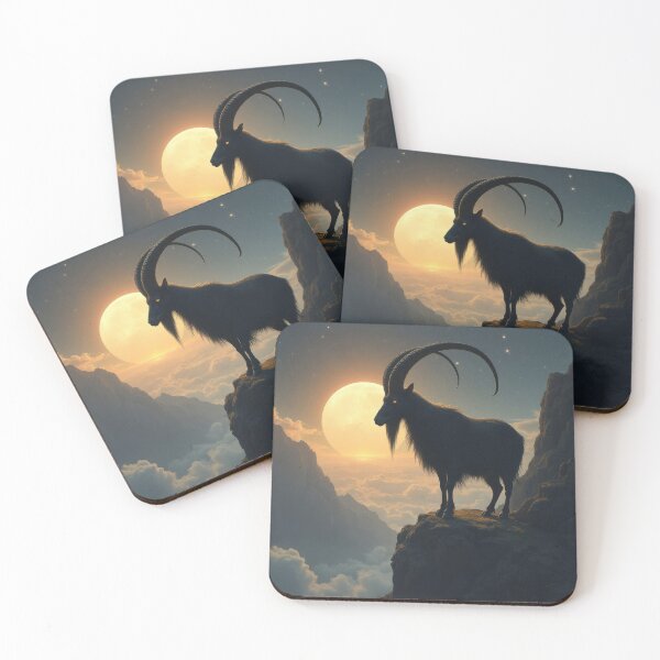 Item preview, Black Goat at Elevation designed and sold by HabitableMoons.