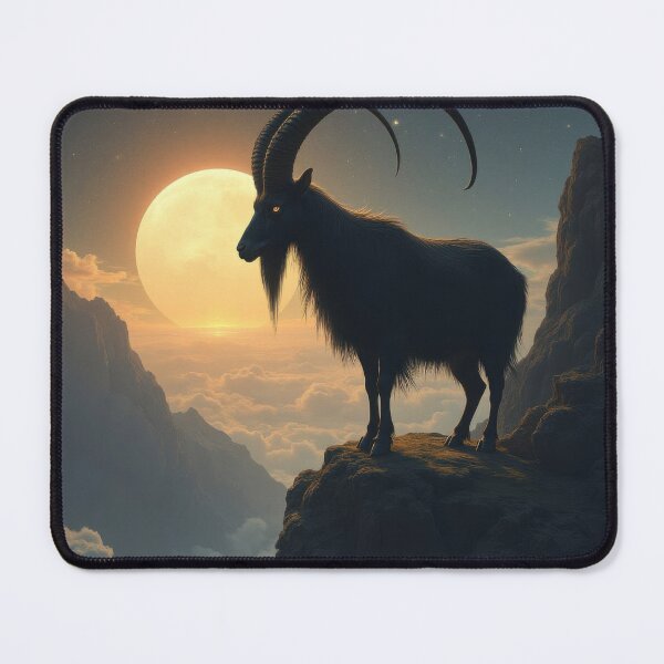 Item preview, Black Goat at Elevation designed and sold by HabitableMoons.