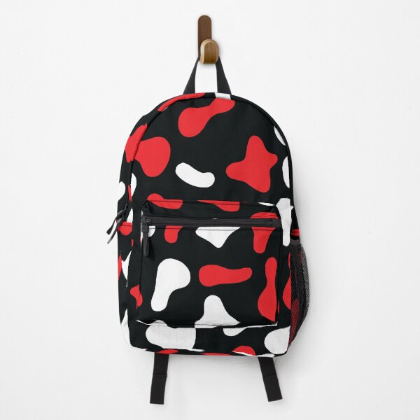 Item preview, Red White Cow Pattern on Black Cow | Holstein Cow Pattern designed and sold by PatternPen.