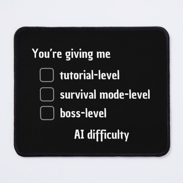 Item preview, NPC Vibes - You're giving me [...] AI Difficulty designed and sold by nature. electrified..