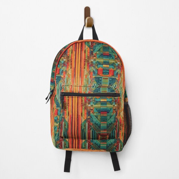 Item preview, Pattern of shapes and lines blend in hot tone colorful designed and sold by Trianglegreen.