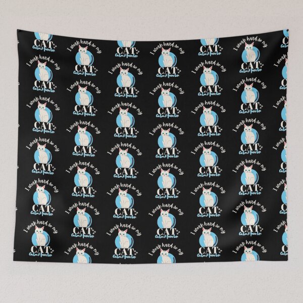 Item preview, Work Hard, Spoil the Cat | Cat Owner Motivation | Cute Cat Lover Gift designed and sold by DigitalFhaiz.
