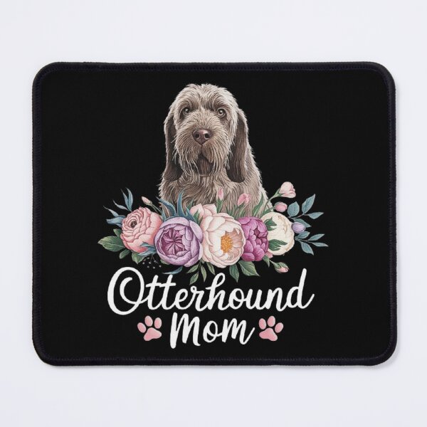 Item preview, Otterhound Dog with Floral Accents - Elegant Pet Art designed and sold by love3617.