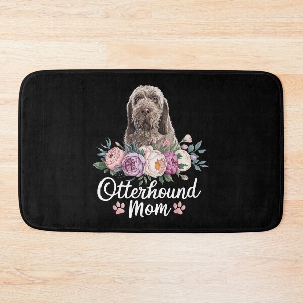 Item preview, Otterhound Dog with Floral Accents - Elegant Pet Art designed and sold by love3617.