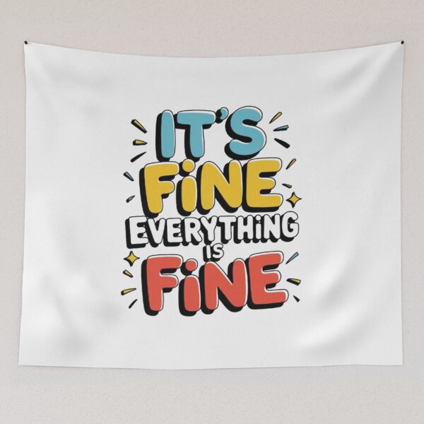 Item preview,  it s fine everything is fine designed and sold by DesignNadine.