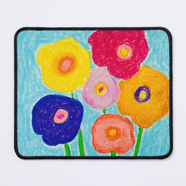 Item preview, Oil Pastel florals designed and sold by MyCraftyNell.